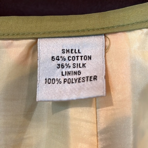 Talbots ladies flared floral spring summer skirt fully lined petite size 4 - Picture 4 of 12